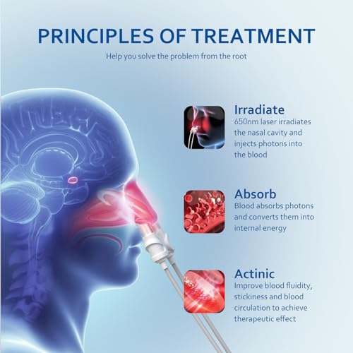 LASEPREHT Red Light Nasal Therapy Device, 650nm Red Light Device for Nose Sore Throat LASEPREHT buy supplements canada