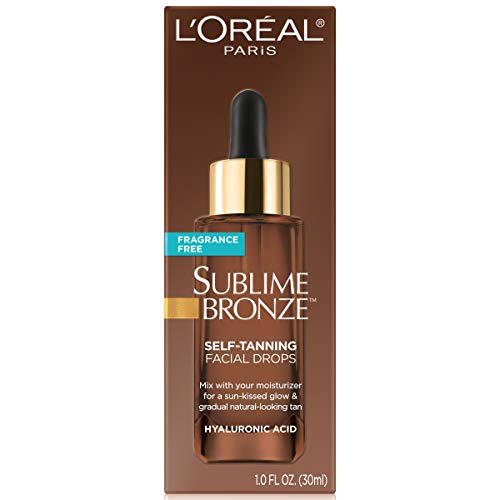 L'Oreal Paris Sublime Bronze Self Tanning Facial Drops with Hyaluronic Acid, Gradual Tan, Fragrance-Free, 1 fl. Oz L'Oreal Paris buy supplements canada