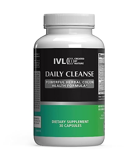 IVL - Daily Cleanse Herbal Colon Health Formula - Detoxification, Probiotic, Digestive Support IVL buy supplements canada