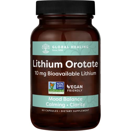Global Healing Lithium Orotate Brain Health Supplement - Supports Mood Global Healing Center buy supplements canada