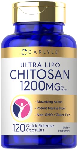 Carlyle Chitosan Supplement 1200mg | 120 Quick Release Capsules | Non-GMO Carlyle buy supplements canada