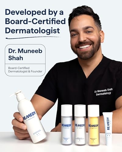 Remedy for Healthy Aging - Retinal, Resveratrol, Glycolic Acid, Argireline, Ferulic Acid, Matrixyl 3000 - Anti-Aging Treatment for Wrinkles, Uneven Texture & Tone - By Dermatologist Dr. Shah Remedy Science buy supplements canada