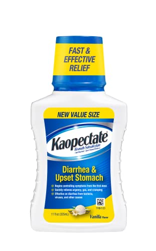 Kaopectate Multi-Symptom Relief for Diarrhea Upset Stomach in Vanilla, 11 Fl Oz (Pack of 1) Kaopectate buy supplements canada