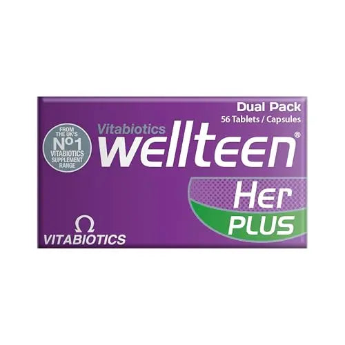 Vitabiotics Wellteen Her Plus Omega-3 - Advanced Nutritional Support for Teenagers and Young Women Ages 13-19 Wellteen buy supplements canada