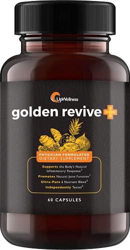 UpWellness Golden Revive + Joint Support with Quercetin, Magnesium, and Turmeric UpWellness Nutrient-Rich Living buy supplements canada