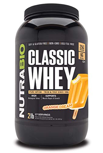 NutraBio Classic Whey Protein Powder- 25G of Protein Per Scoop - Full-Spectrum Amino NutraBio buy supplements canada