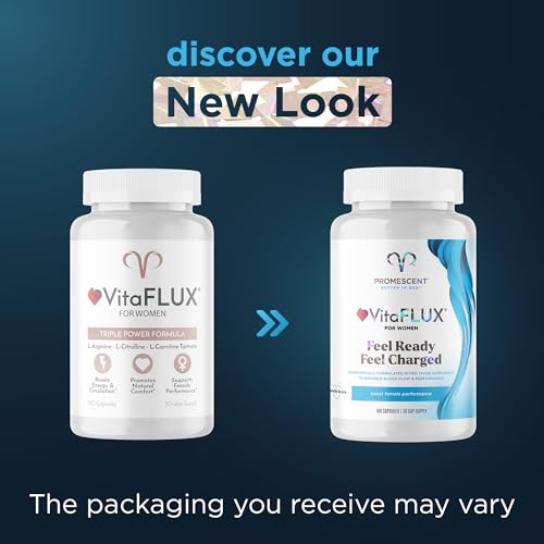 Promescent VitaFLUX Women's Nitric Oxide Booster Supplement, Boost Energy & Performance Promescent buy supplements canada