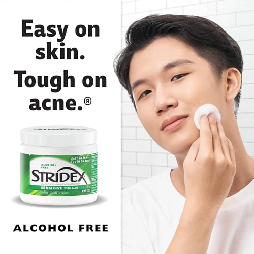 Stridex Acne Pads Sensitive With Aloe 55 Count Alcohol-Free Stridex buy supplements canada