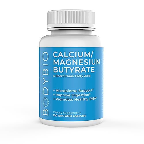 BodyBio Butyrate with Calcium & Magnesium - Supports Healthy Digestion, Gut & Microbiome BodyBio buy supplements canada