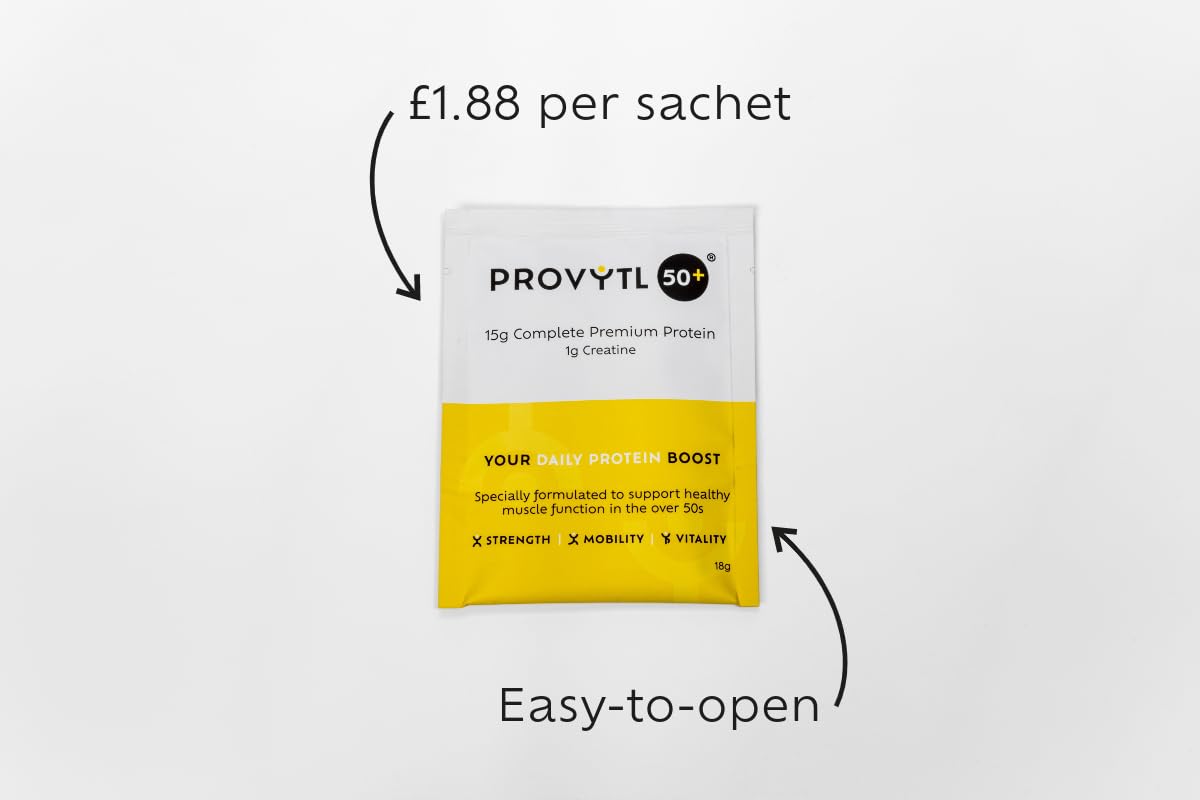 Provytl 50+ - Kick Start Your Protein Journey in 2024-15g Complete Protein and 1g Creatine Provytl buy supplements canada
