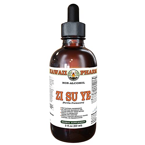 HawaiiPharm Zi Su Ye Alcohol-Free Liquid Extract, Zi Su Ye (Perilla Frutescens) Dried Leaf HawaiiPharm buy supplements canada