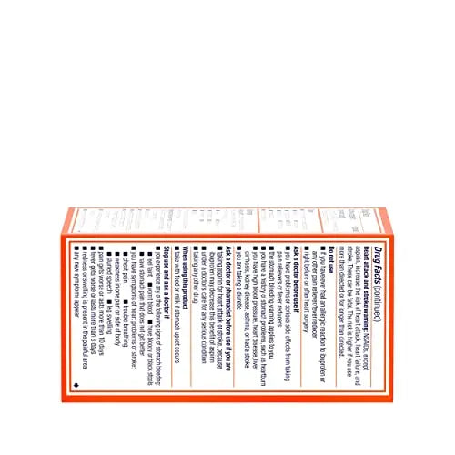 Motrin IB, Ibuprofen 200mg Tablets, Pain Reliever & Fever Reducer for Muscular Aches, Headache, Backache, Menstrual Cramps & Minor Arthritis Pain, NSAID, 100 Ct Motrin buy supplements canada