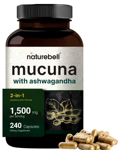 Mucuna Pruriens Capsules, Triple Strength 1500mg Per Serving, 2 in 1 Formula NatureBell buy supplements canada