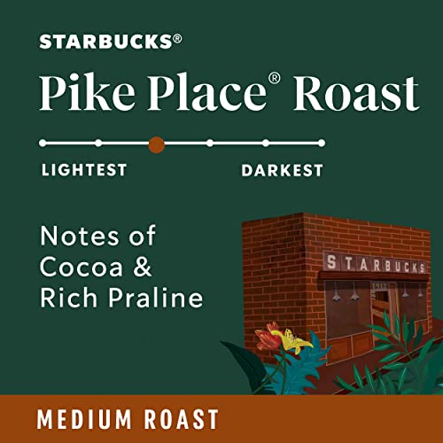 Starbucks K-Cup Coffee Pods—Medium Roast Coffee—Pike Place Roast for Keurig Starbucks buy supplements canada