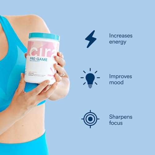 Cira Pre-Game Pre Workout Powder for Women - Preworkout Energy Supplement for Nitric Cira buy supplements canada