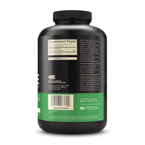Optimum Nutrition Micronized Creatine Monohydrate Powder, Unflavored, Keto Friendly Optimum Nutrition buy supplements canada