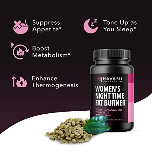 Night Time Fat Burner for Women | Weight Loss and Sleep Support Blend With Vitamin D HAVASU NUTRITION buy supplements canada