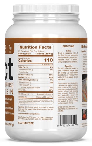 PEScience Select Multi-Purpose Protein Powder, 27 Serving, Low Carb, Keto Friendly PEScience buy supplements canada