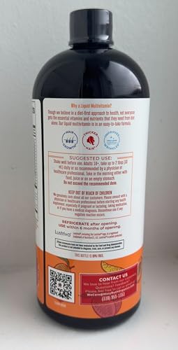 MaryRuth's Liquid Multivitamin+Hair Growth | Clinically Tested for Thicker Hair & Facial Wrinkles in Women | Biotin 10000mcg | Lustriva Hair Growth Supplement | MaryRuth Organics buy supplements canada
