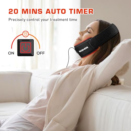 Red Light Therapy Belt for Neck, Near Infrared Light Therapy Belt Wearable Infrared Neck Wrap Viconor buy supplements canada