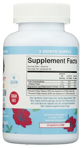 Kids Magnesium Citrate Gummies by MaryRuth's | 2 Month Supply | Sugar Free | Calm Magnesium Gummies for Kids 2+ | Bone Health | Calcium Absorption MARYRUTH'S buy supplements canada