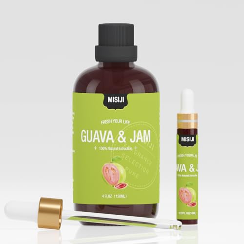 Essential Oils-MISIJI Guava & Jam Fragrance Essential Oils for Diffuser for Home 4FL.OZ Plus 0.33 MISIJI buy supplements canada