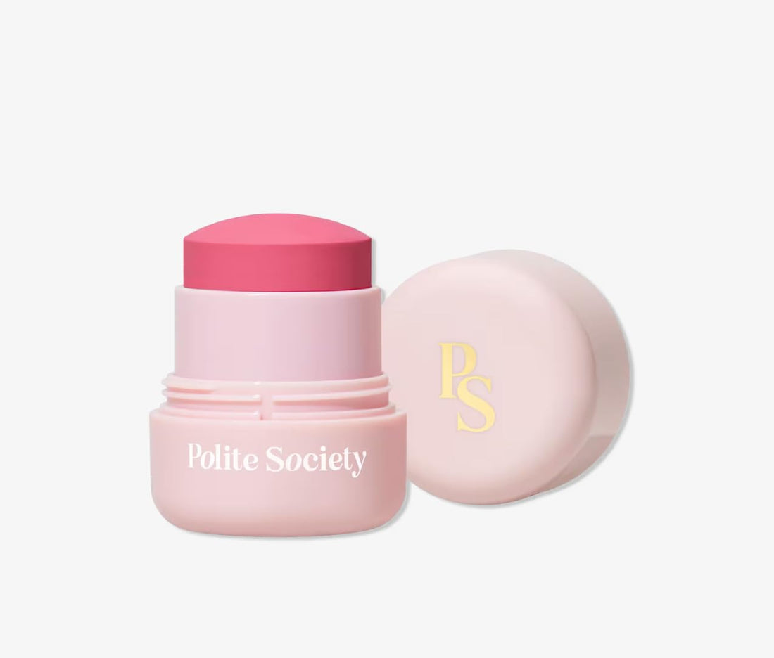 Polite Society Polite Pops Powder Blush Stick, Hybrid Cream to Powder Formula, Buildable Color with Coastal Plant and Vitamin E, London true pink Generic buy supplements canada
