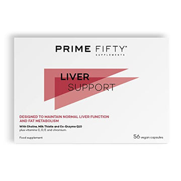 Prime Fifty Liver Support Supplements – 56 Vegan Capsules – Choline & Milk Thistle Supplements FutureYou Cambridge buy supplements canada