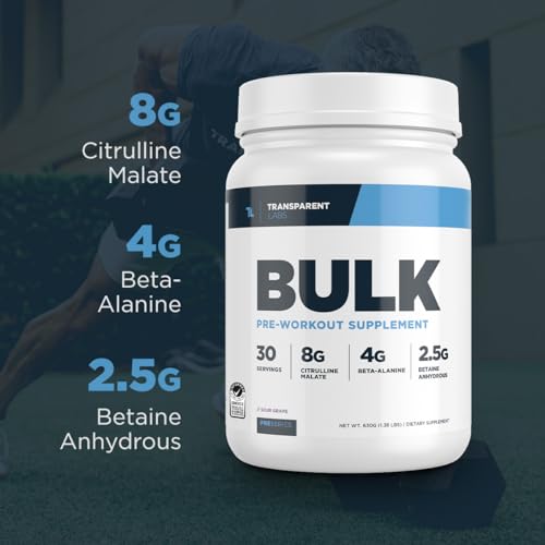 Transparent Labs Bulk Pre Workout Powder - Naturally Sweetened Advanced Pre-Workout Transparent Labs buy supplements canada
