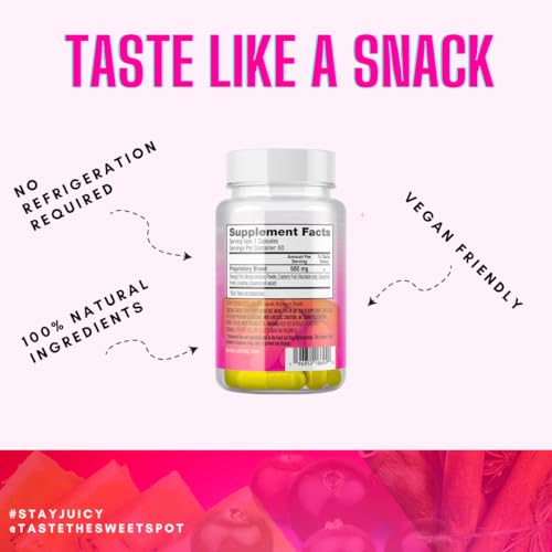 Sweet Spot - Pineapple Extract Vaginal Probiotics to Taste Great - 60 Capsules - Supports Vaginal Health TASTE THE SWEET SPOT buy supplements canada