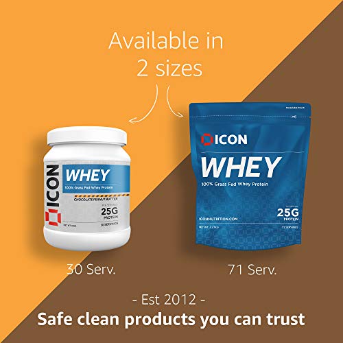 ICON Nutrition Whey Protein Powder 960g, 30 Servings - Chocolate Peanut Butter ICON Nutrition buy supplements canada