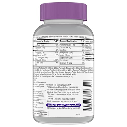 Centrum Silver Women's Multivitamin for Women 50 Plus, Multivitamin/Multimineral Supplement with Vitamin D3, B Vitamins, Non-GMO Ingredients Centrum buy supplements canada