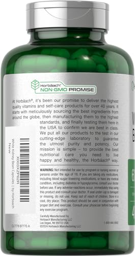 White Kidney Bean Extract Capsules | 6000mg | 400 Count | Non-GMO & Gluten Free Horbäach buy supplements canada