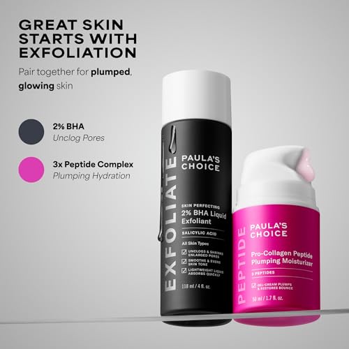 Paula's Choice Pro-Collagen Peptide Plumping Face Moisturizer, Daily Gel Face Cream for Deep Lightweight Hydration, Wrinkles & Loss of Firmness, Fragrance-Free, 1.7 Fl Oz Paula's Choice buy supplements canada