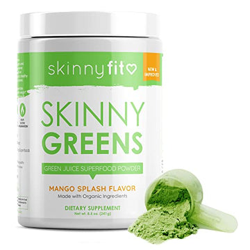 SkinnyFit Mango Splash Skinny Greens, Green Juice Superfood Powder, Natural Energy SkinnyFit buy supplements canada