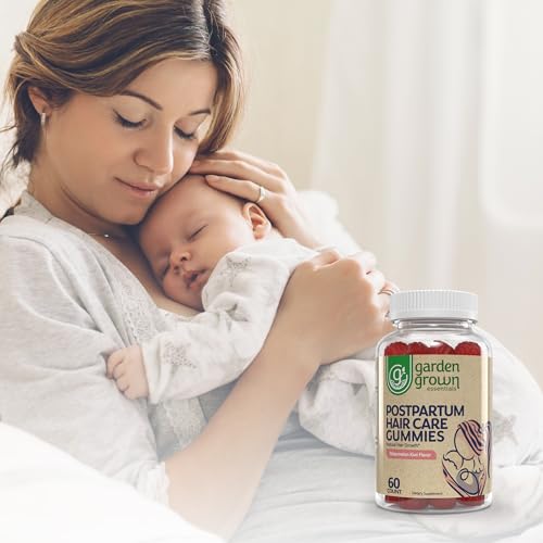 Womens Postpartum Hair Loss Gummies - Formuated for Postnatal Hair Care, Growth Garden Grown Essentials buy supplements canada