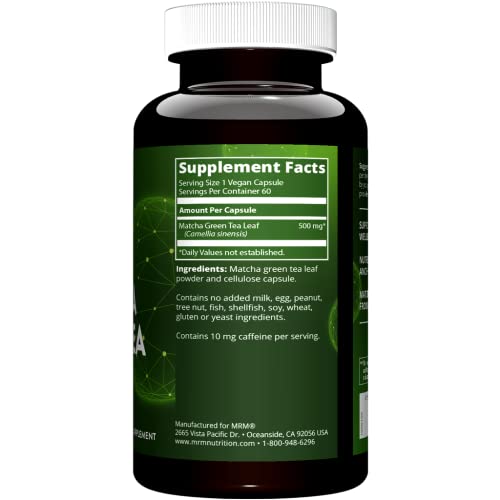 MRM Matcha Green Tea Capsules 60 Servings MRM buy supplements canada