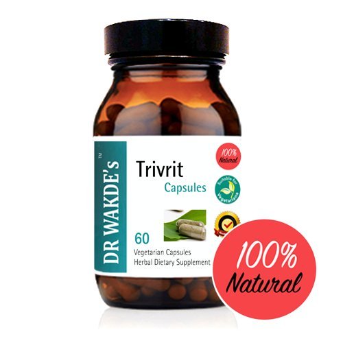 DR WAKDE'S Trivrit Capsules (Nishottar, 60 Veg Caps, Plant-Based Supplement, Ayurvedic Herb, All Natural, Vegan) DR WAKDE's buy supplements canada