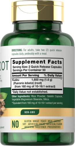 Carlyle Kudzu Root | 100 Extract Capsules | Non-GMO and Gluten Free Formula Carlyle buy supplements canada