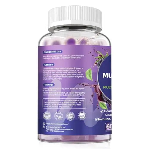 Multivitamin for Men, Mens Multivitamins Gummies w/Omega-3, Probiotics, Inositol, Folate, Biotin, Zinc, Vitamins A, C, D, E, B Migcopat buy supplements canada