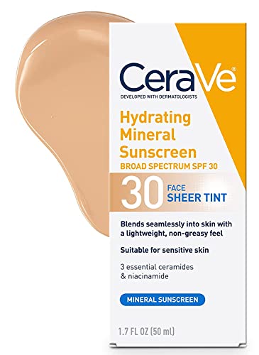 CeraVe Tinted Sunscreen with SPF 30 | Hydrating Mineral Sunscreen With Zinc CeraVe buy supplements canada