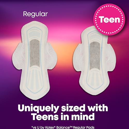 U by Kotex Balance Sized for Teens Ultra Thin Overnight Pads with Wings, 24 Count (Packaging May Vary) U by Kotex buy supplements canada