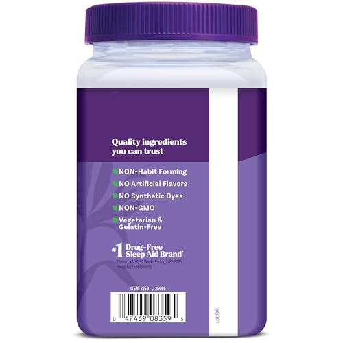Natrol Sleep + Restore Magnesium Glycinate Blend Gummies with Melatonin 5mg - Calm Magnesium with GABA, Botanical Blend, Cherry Flavor, 60 Gummies Natrol buy supplements canada
