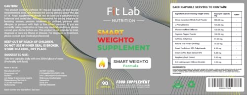 FIT LAB -90 Capsules - for Women & Men - Weighto Management - 45 Days Supply FIT LAB NUTRITION buy supplements canada
