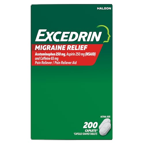 Excedrin Migraine Relief Caplets to Alleviate Migraine Symptoms - 200 Count Excedrin buy supplements canada