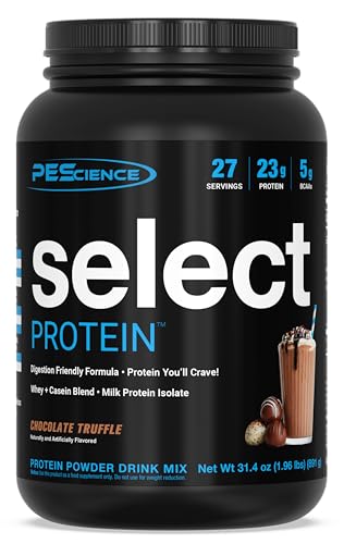 PEScience Select Low Carb Protein Powder, Chocolate Truffle, 27 Serving, Keto Friendly PEScience buy supplements canada