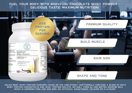 Complementary Supplements - BodyFuel Whey Protein Isolate & Concentrate Vanilla Flavour Complementary Supplements buy supplements canada