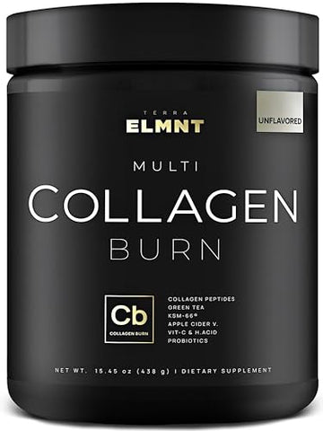 Super Collagen Burn - Premium Multi Collagen for Women w. ACV, Hyaluronic Acid, KSM66 TERRA ELMNT buy supplements canada