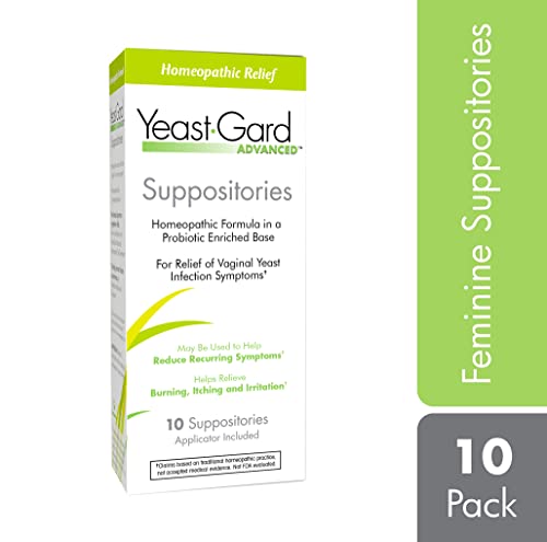 YeastGard Advanced Homeopathic Yeast Infection Vaginal Suppositories - 10 count Box Yeast-Gard buy supplements canada
