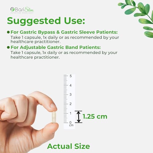BariSlim Iron Plus Capsules - Formulated for Patients After Weight Loss Surgery Including BariSlim buy supplements canada